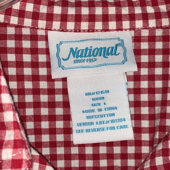 Vintage National Button up - Picture 2 of 3